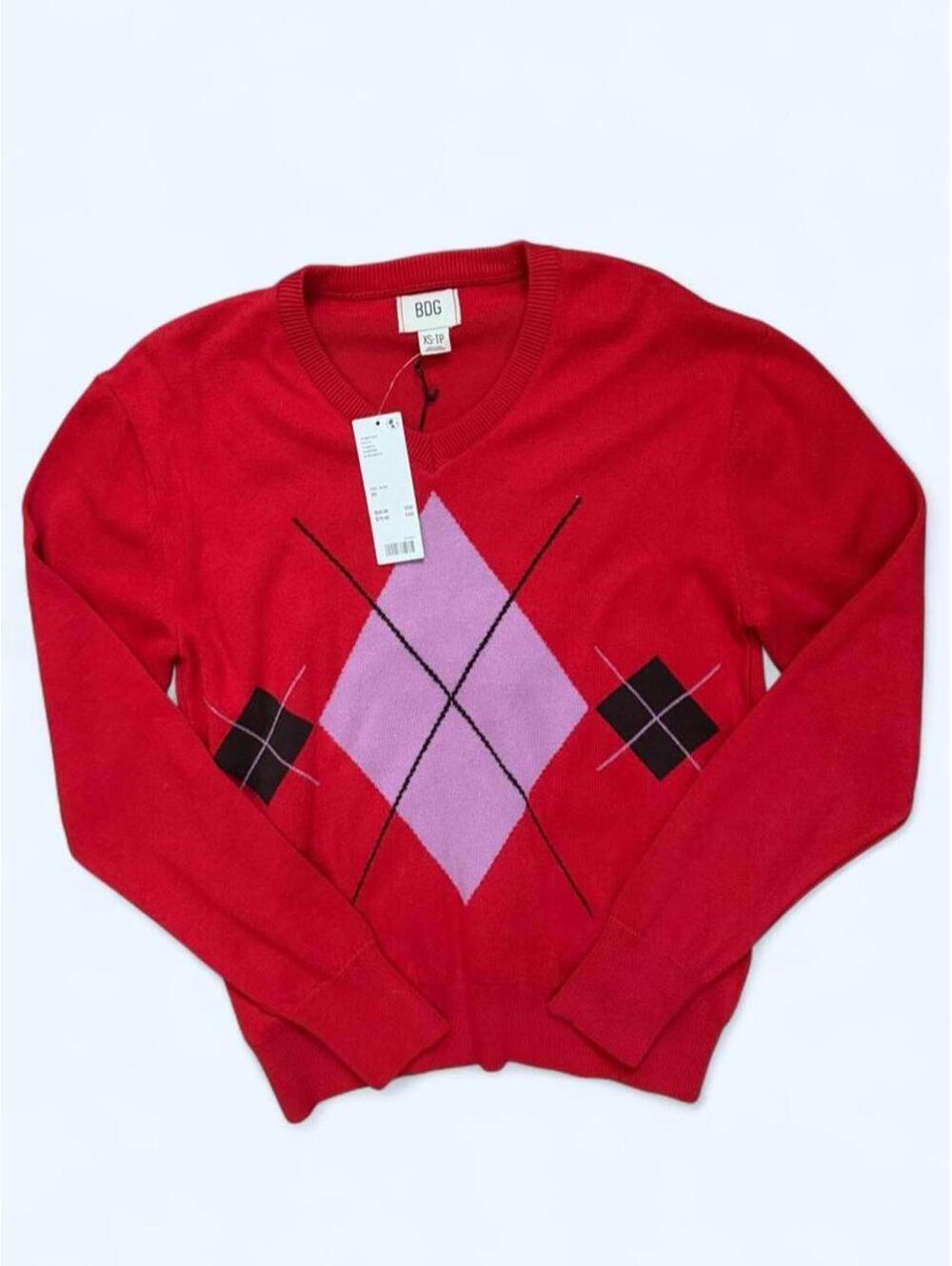 Red BDG sweater